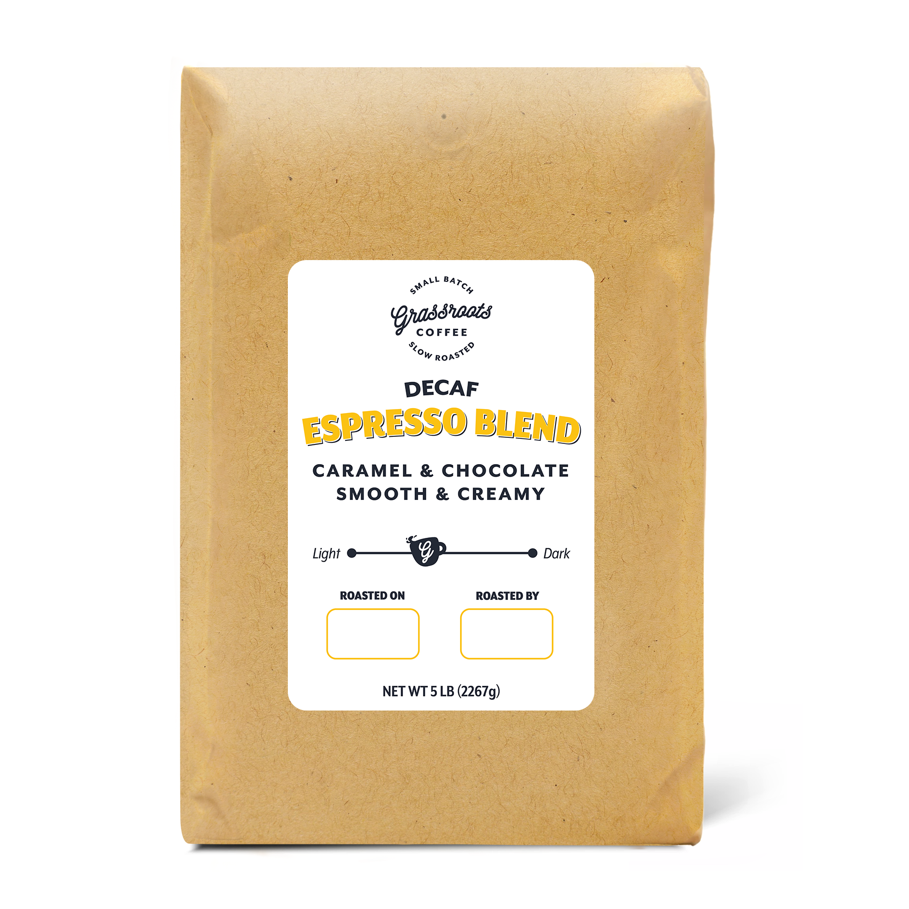 5 LB Decaf Espresso Blend