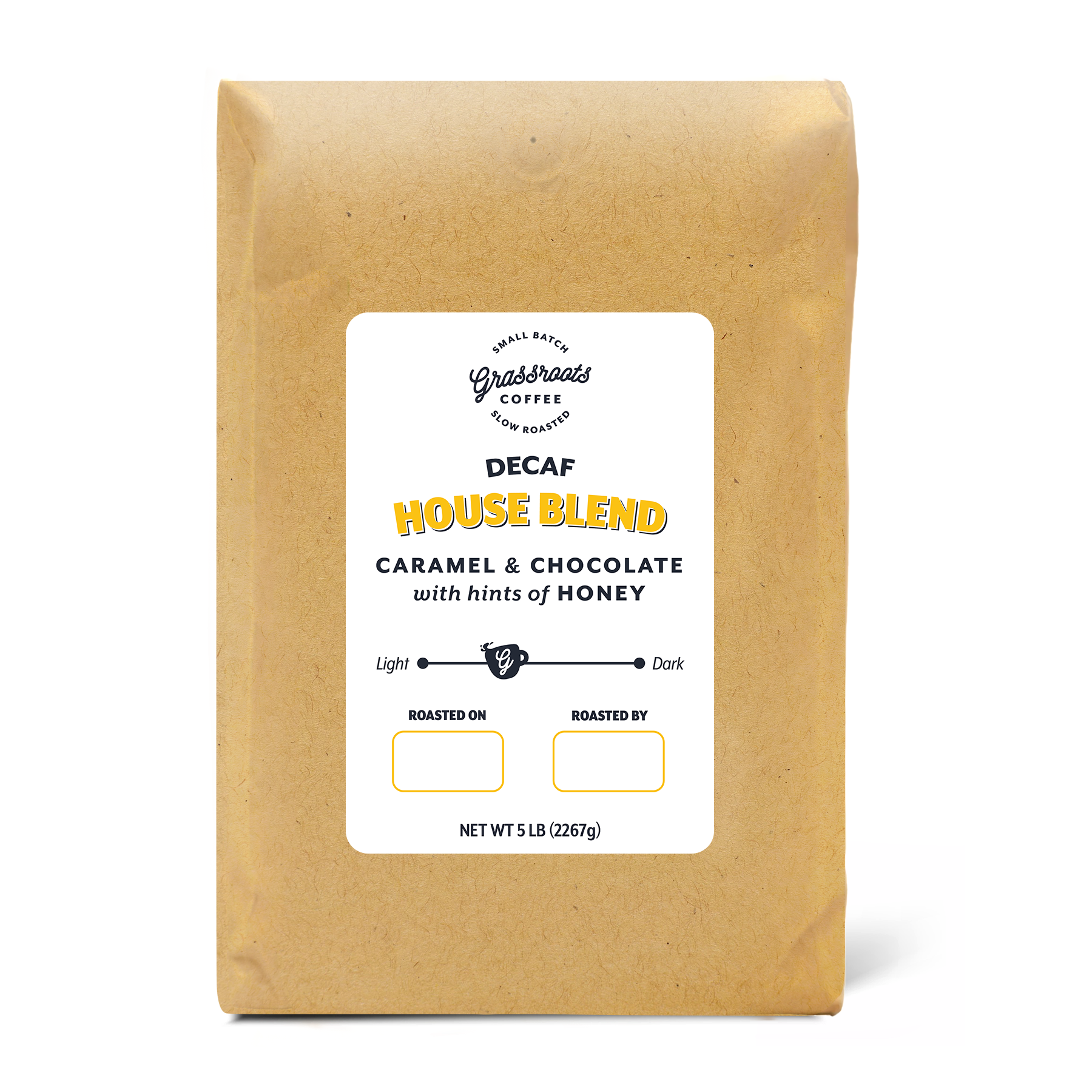 5 LB Decaf House Blend